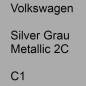 Preview: Volkswagen, Silver Grau Metallic 2C, C1.